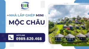 Nhà lắp ghép mini đẹp giá cực rẻ tại Mộc Châu